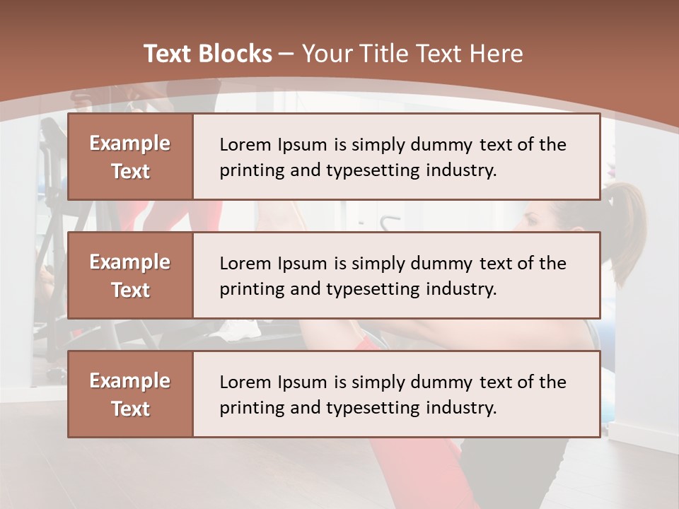 Team Healthy Athlete PowerPoint Template