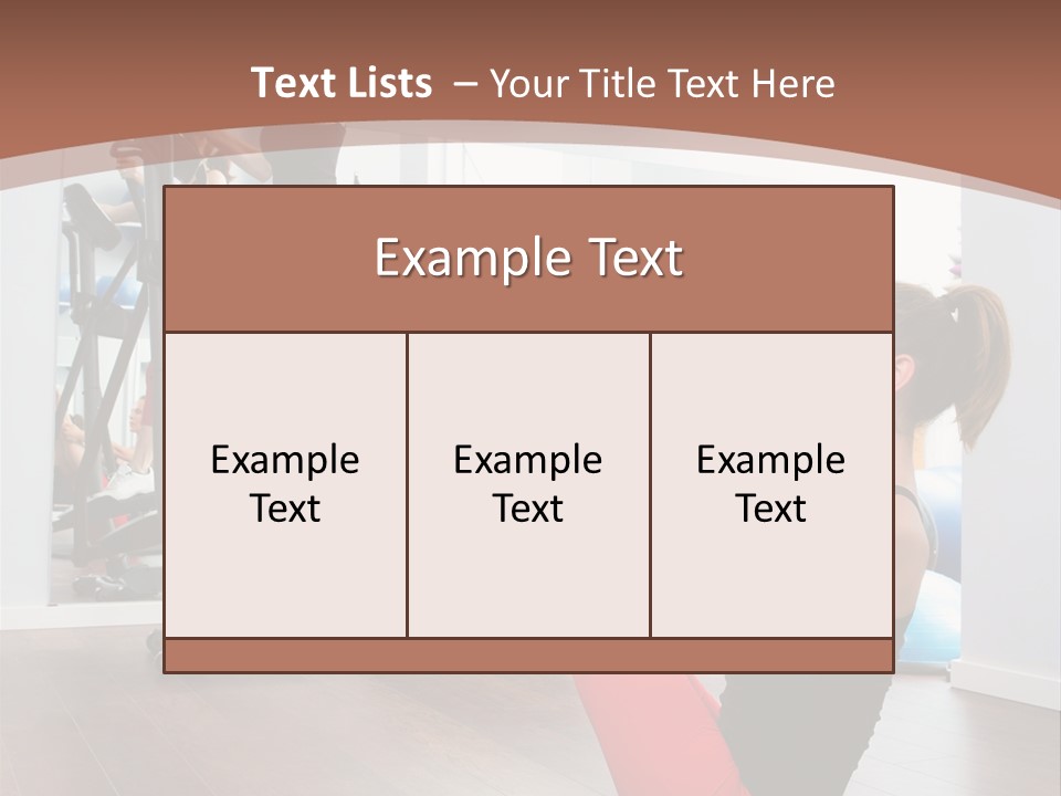 Team Healthy Athlete PowerPoint Template