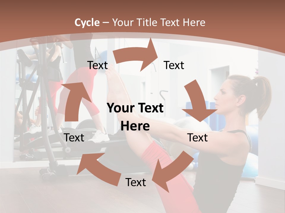 Team Healthy Athlete PowerPoint Template