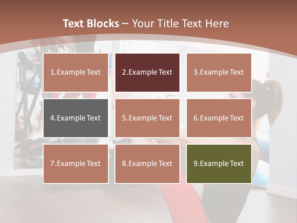 Team Healthy Athlete PowerPoint Template