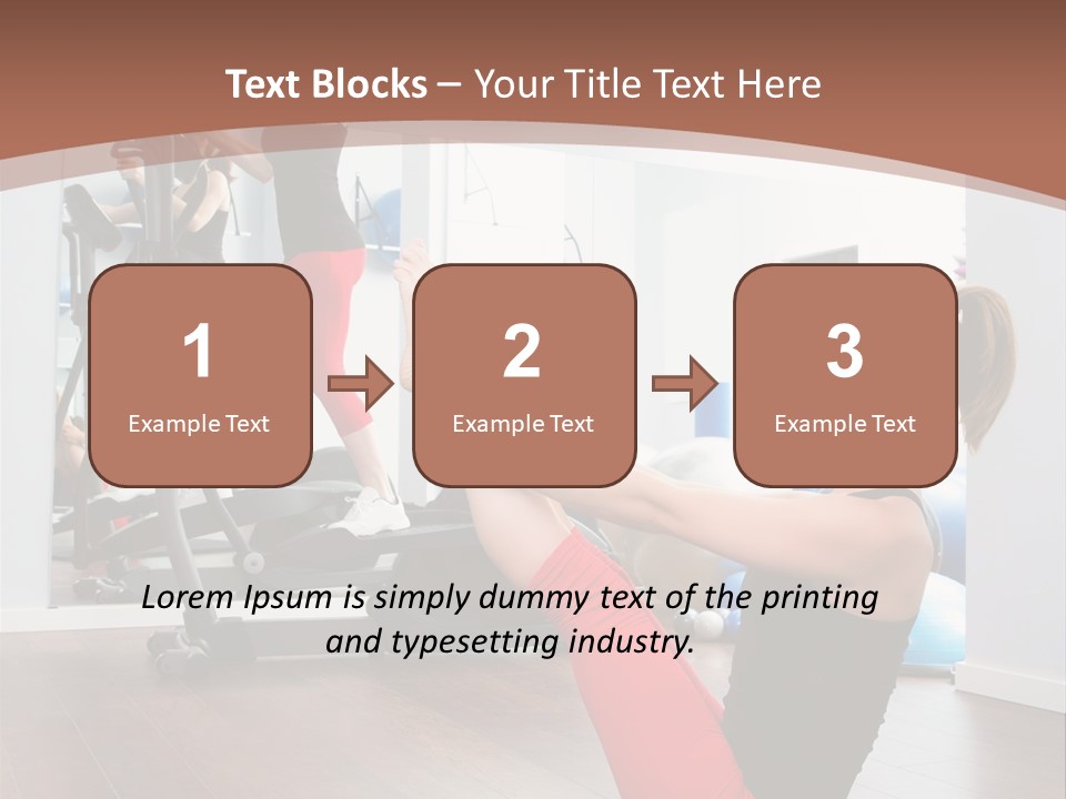 Team Healthy Athlete PowerPoint Template