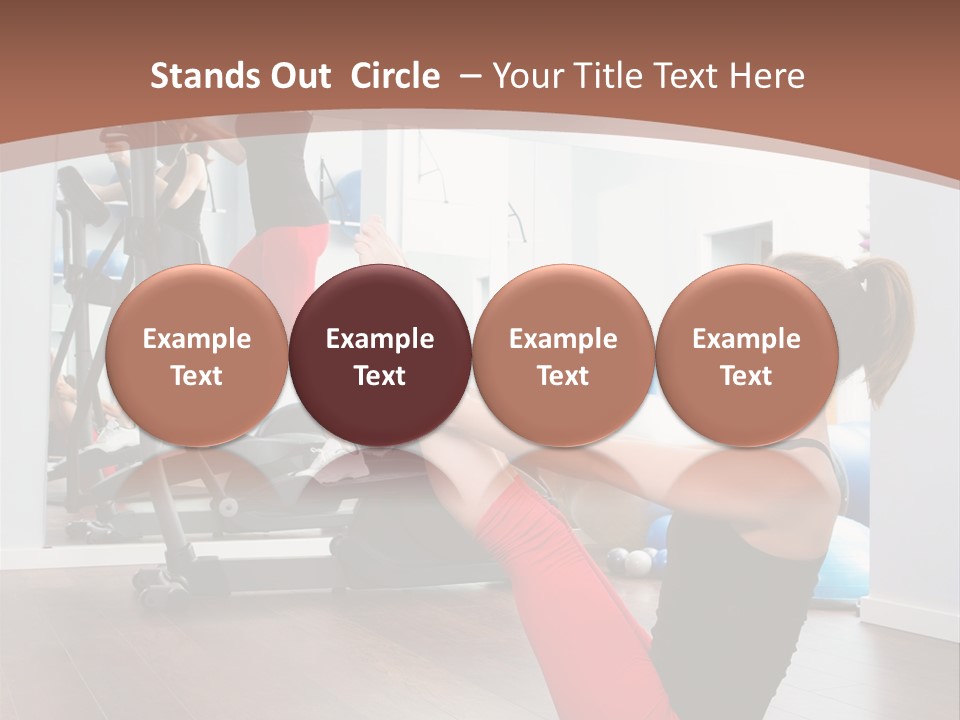 Team Healthy Athlete PowerPoint Template