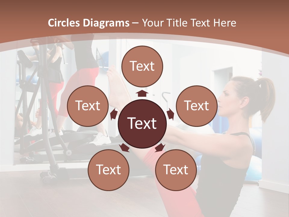 Team Healthy Athlete PowerPoint Template