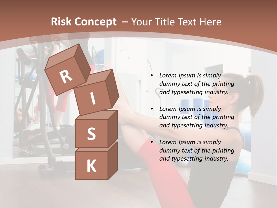 Team Healthy Athlete PowerPoint Template