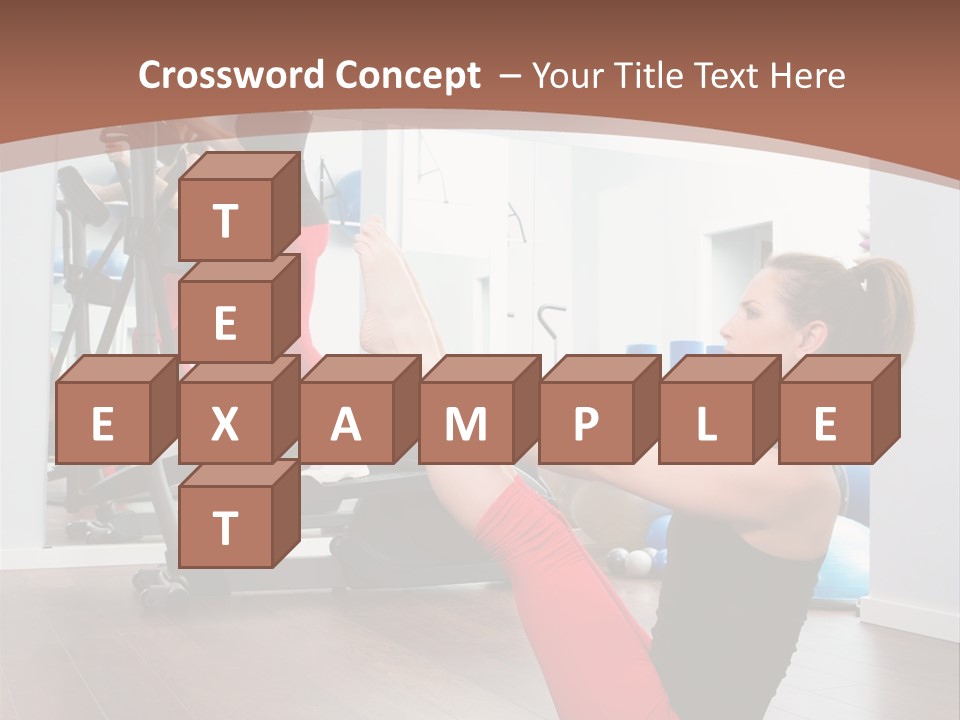 Team Healthy Athlete PowerPoint Template