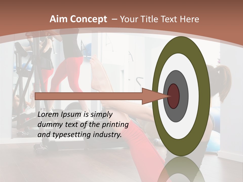 Team Healthy Athlete PowerPoint Template