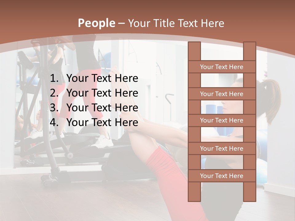 Team Healthy Athlete PowerPoint Template