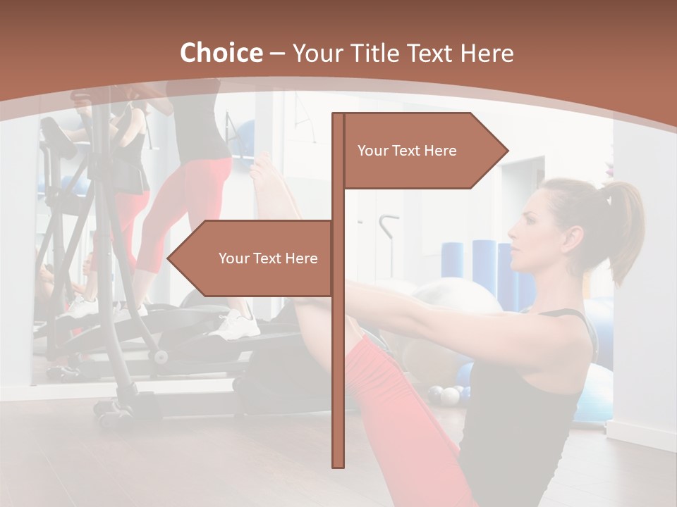 Team Healthy Athlete PowerPoint Template