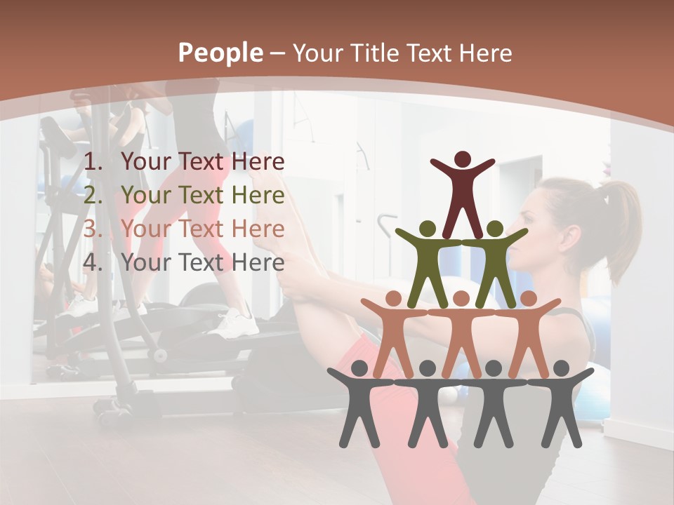 Team Healthy Athlete PowerPoint Template