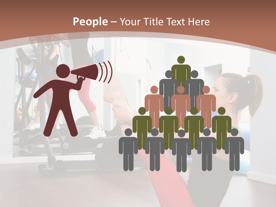 Team Healthy Athlete PowerPoint Template