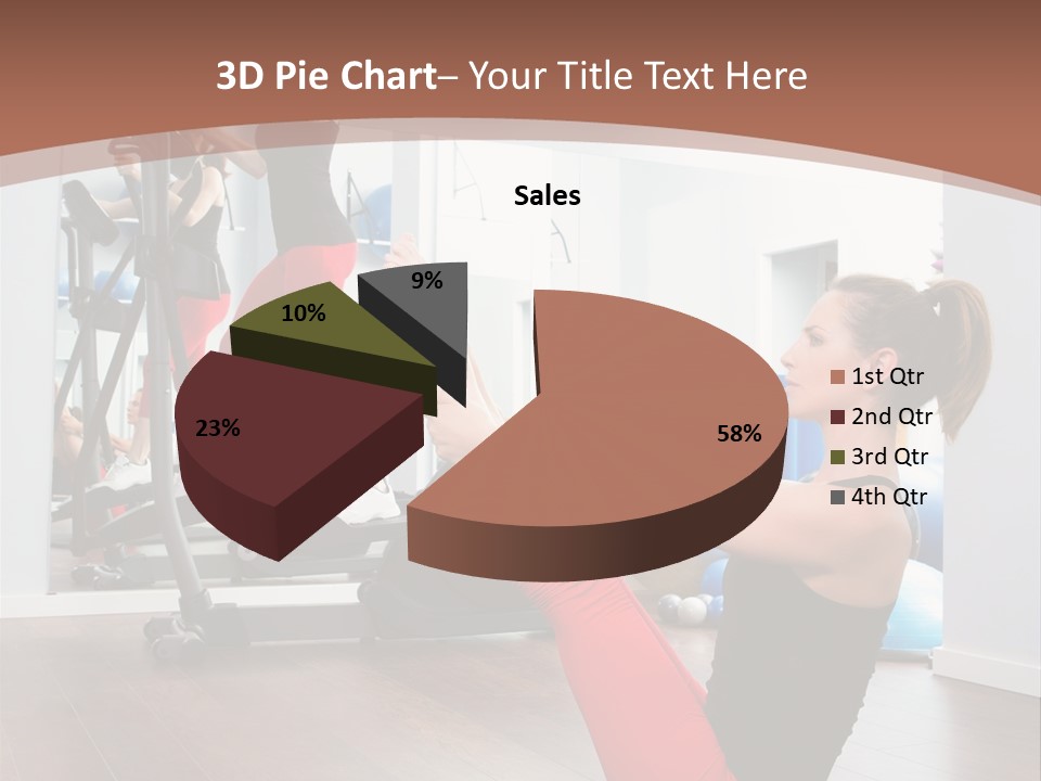 Team Healthy Athlete PowerPoint Template