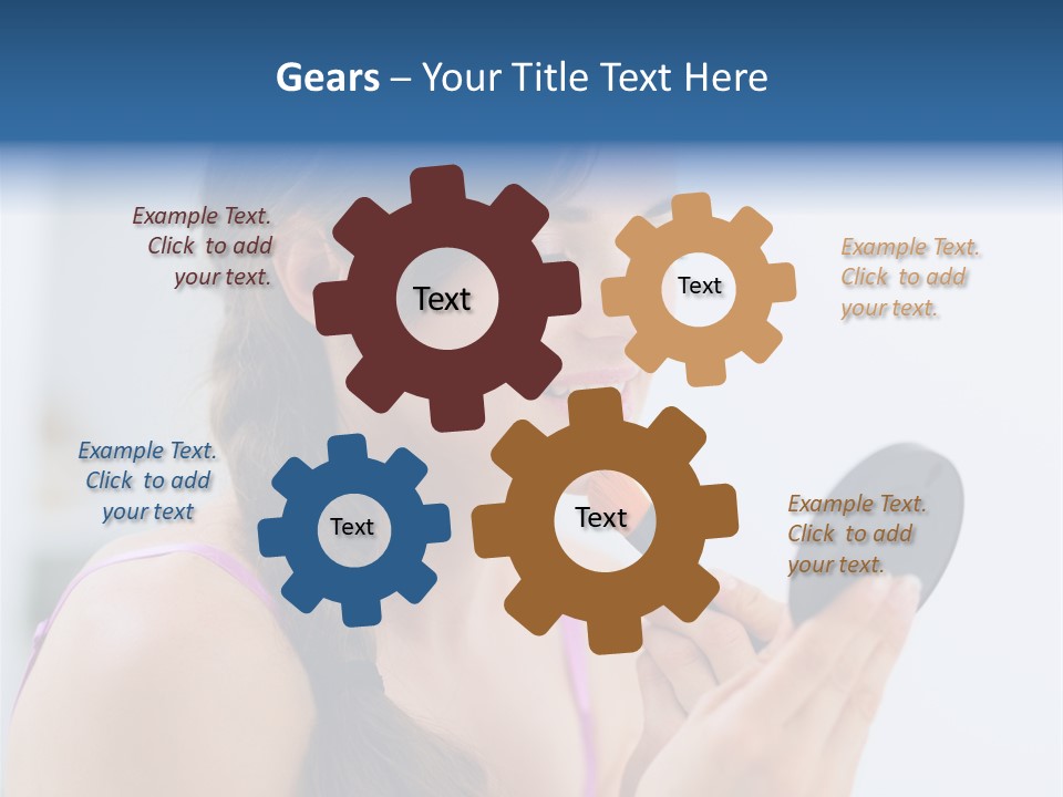 Life Leisure Makeup PowerPoint Template