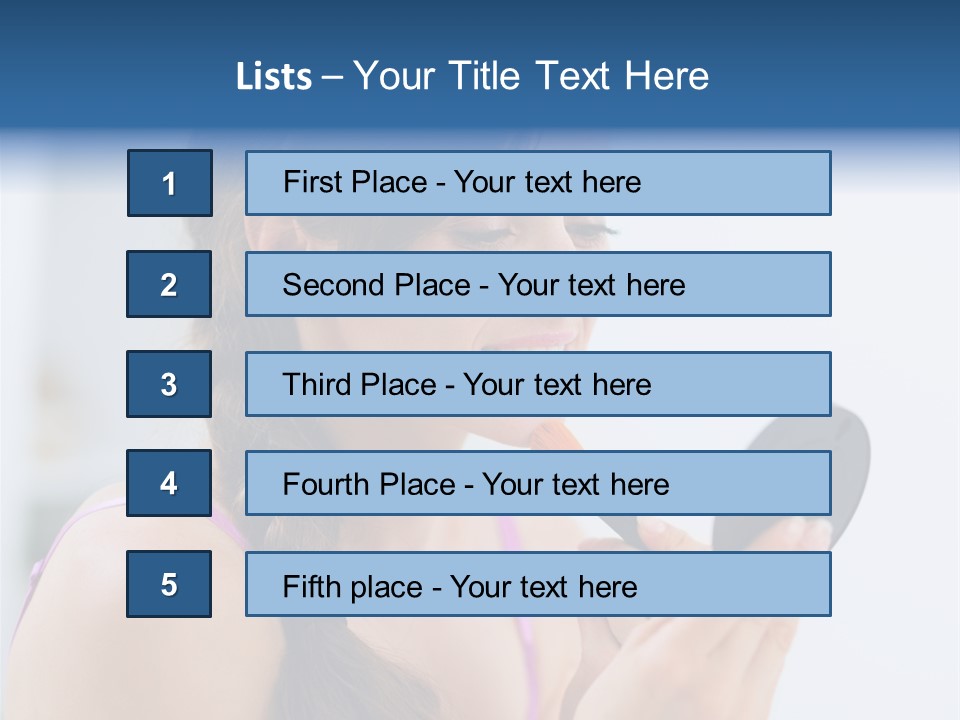 Life Leisure Makeup PowerPoint Template
