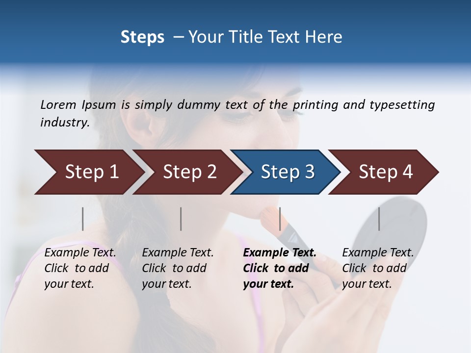 Life Leisure Makeup PowerPoint Template