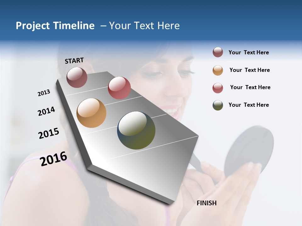 Life Leisure Makeup PowerPoint Template