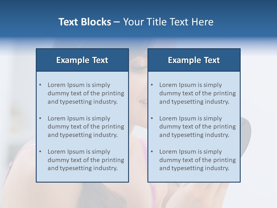 Life Leisure Makeup PowerPoint Template