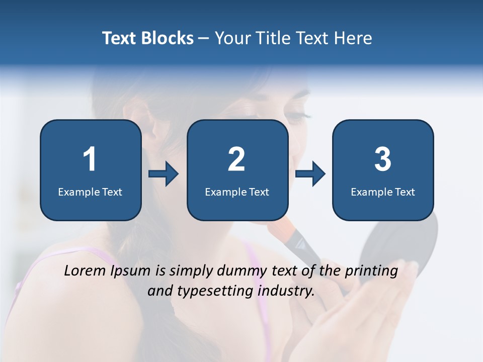 Life Leisure Makeup PowerPoint Template