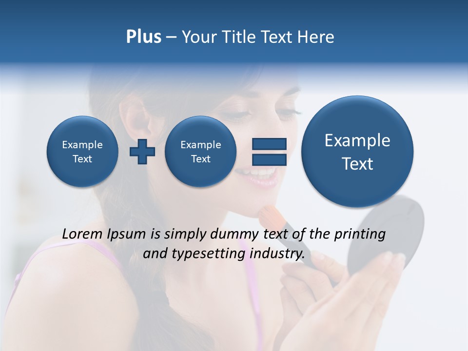 Life Leisure Makeup PowerPoint Template