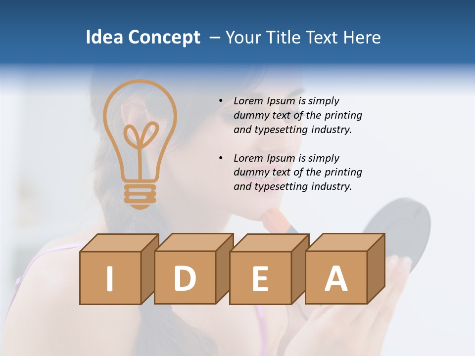 Life Leisure Makeup PowerPoint Template