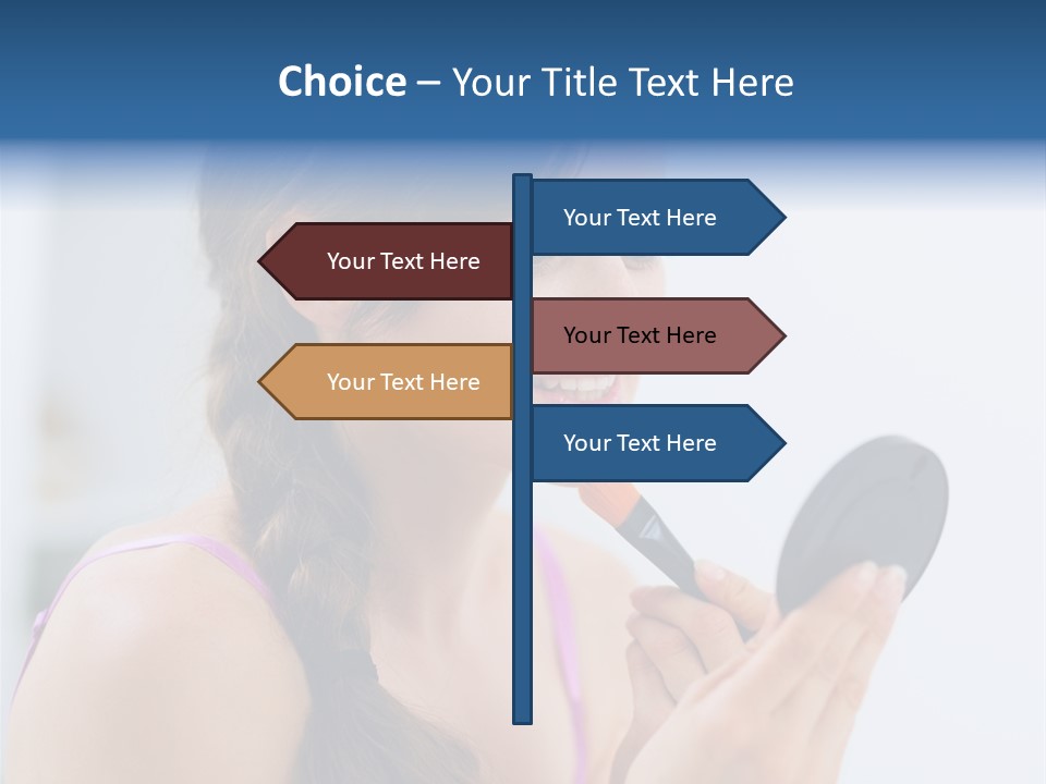 Life Leisure Makeup PowerPoint Template