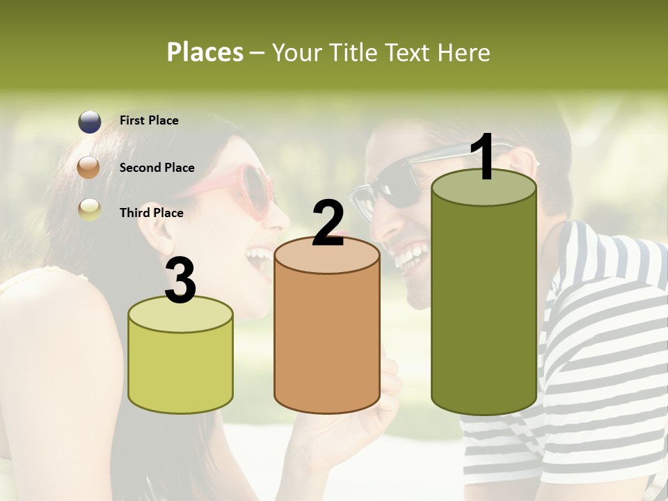 Happy Sunglasses Garden PowerPoint Template