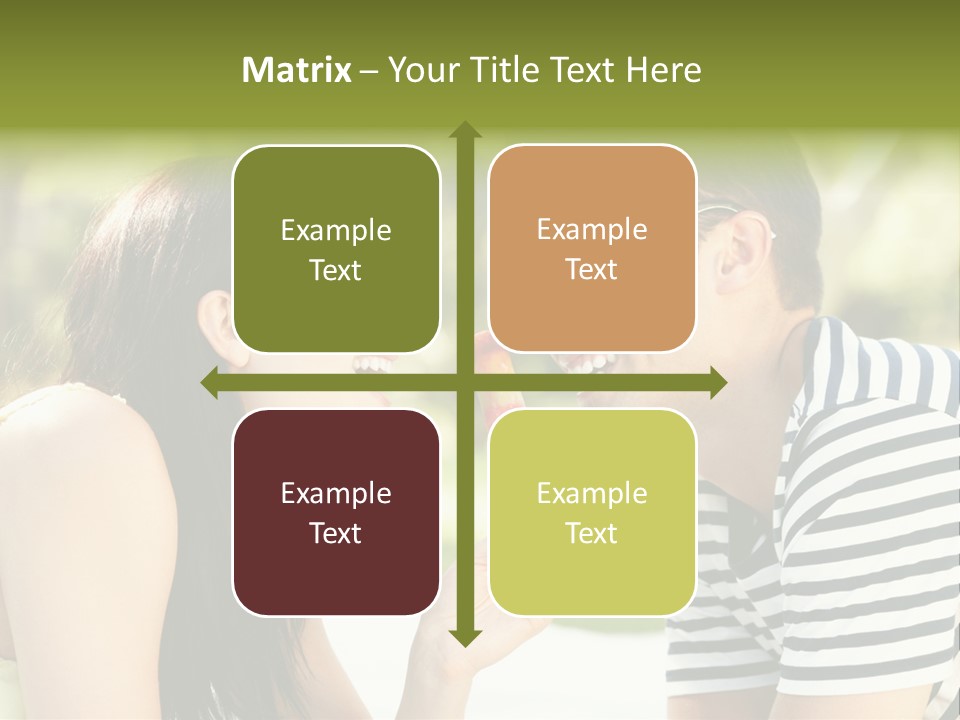 Happy Sunglasses Garden PowerPoint Template