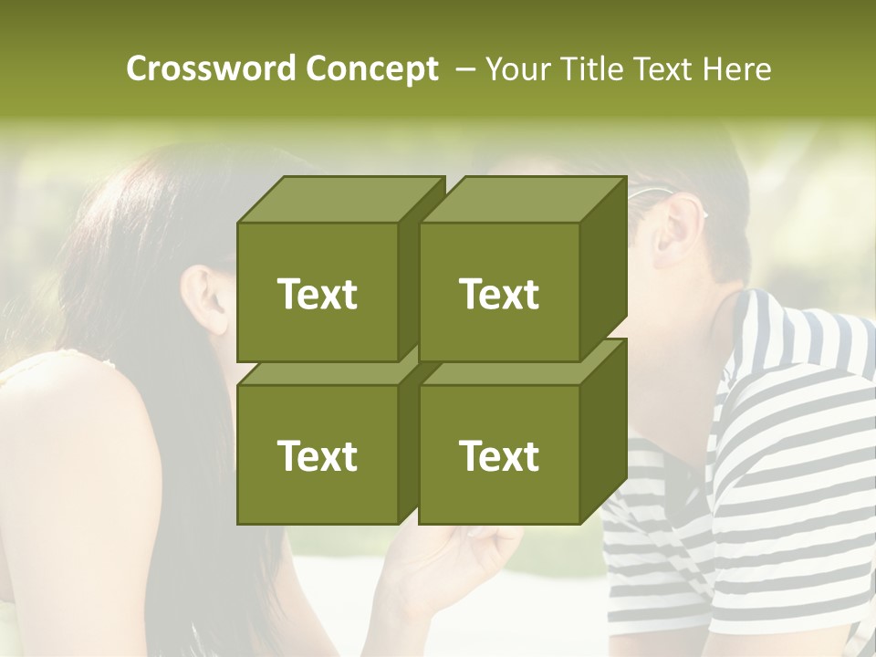 Happy Sunglasses Garden PowerPoint Template