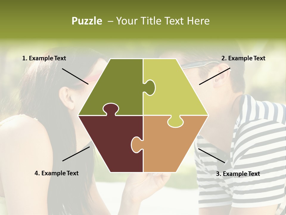 Happy Sunglasses Garden PowerPoint Template