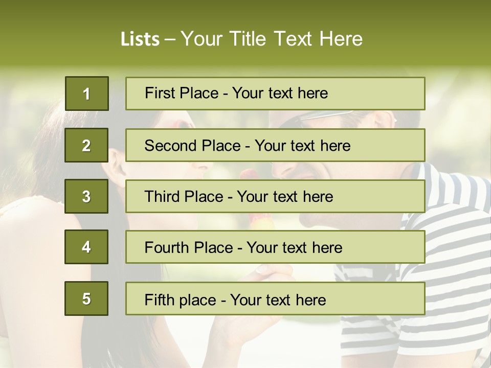 Happy Sunglasses Garden PowerPoint Template