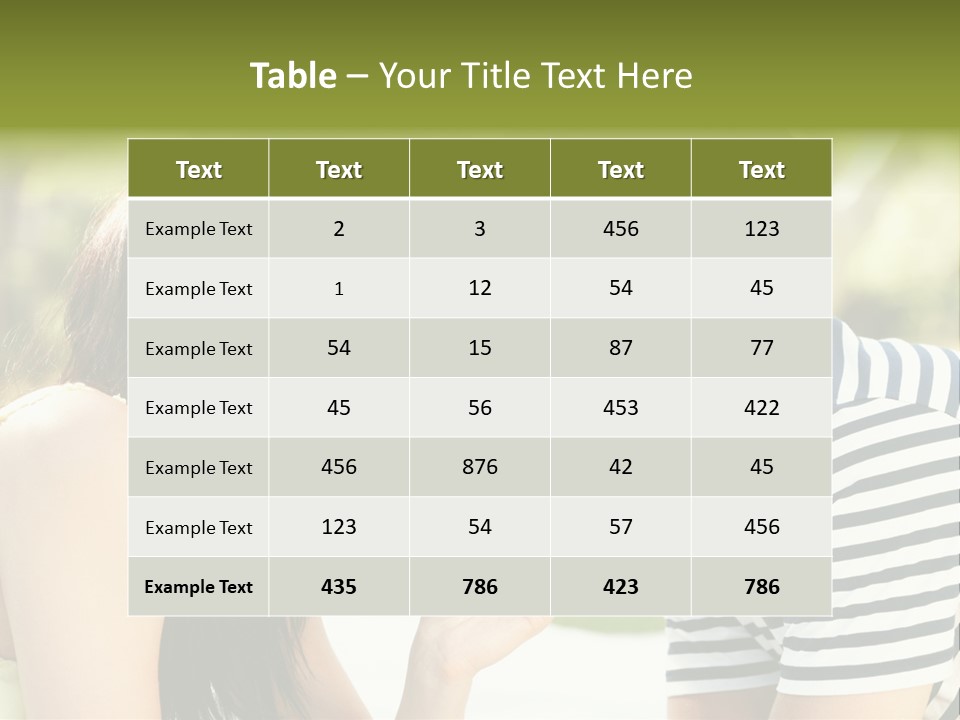 Happy Sunglasses Garden PowerPoint Template
