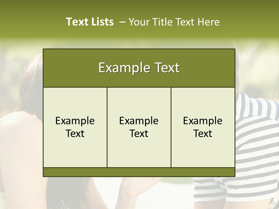 Happy Sunglasses Garden PowerPoint Template