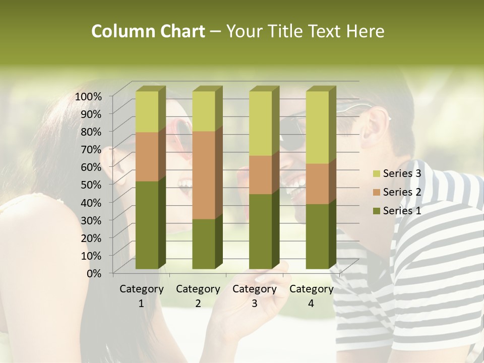 Happy Sunglasses Garden PowerPoint Template