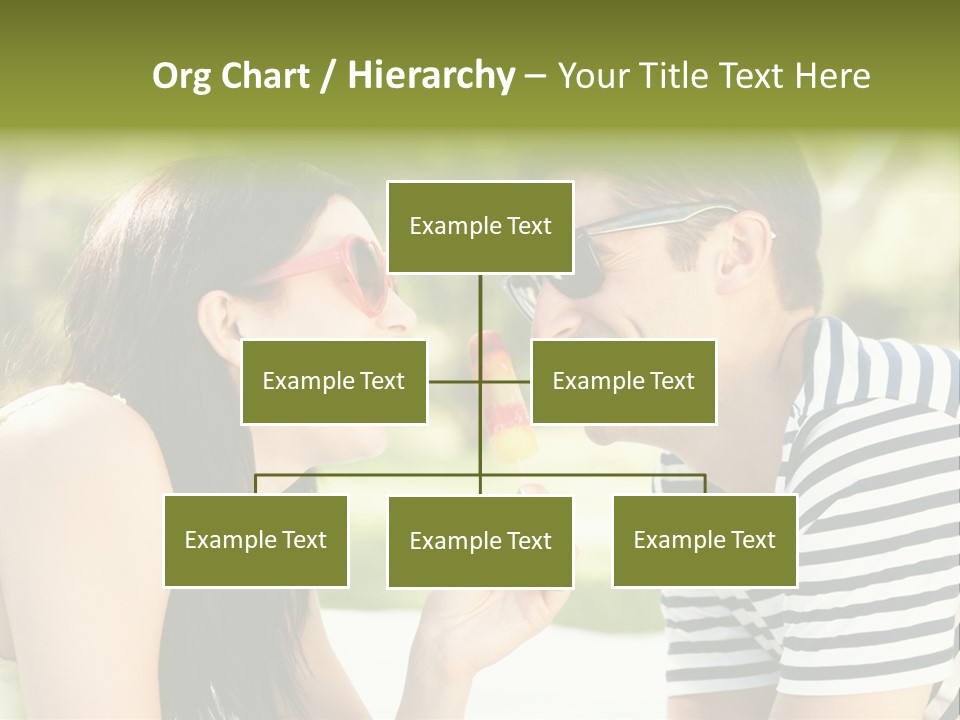 Happy Sunglasses Garden PowerPoint Template