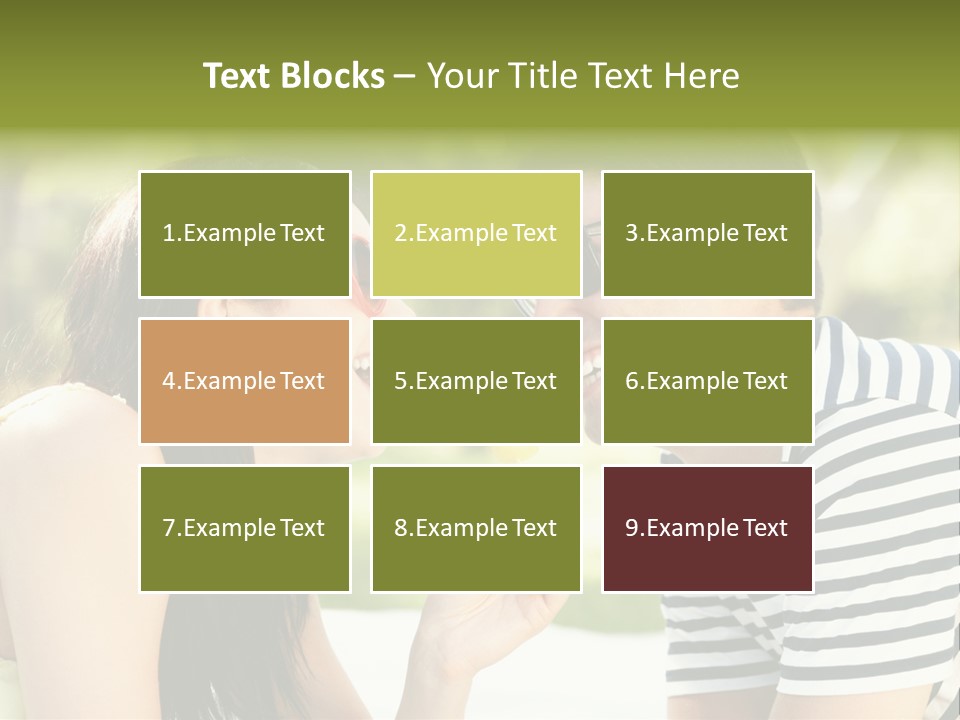 Happy Sunglasses Garden PowerPoint Template
