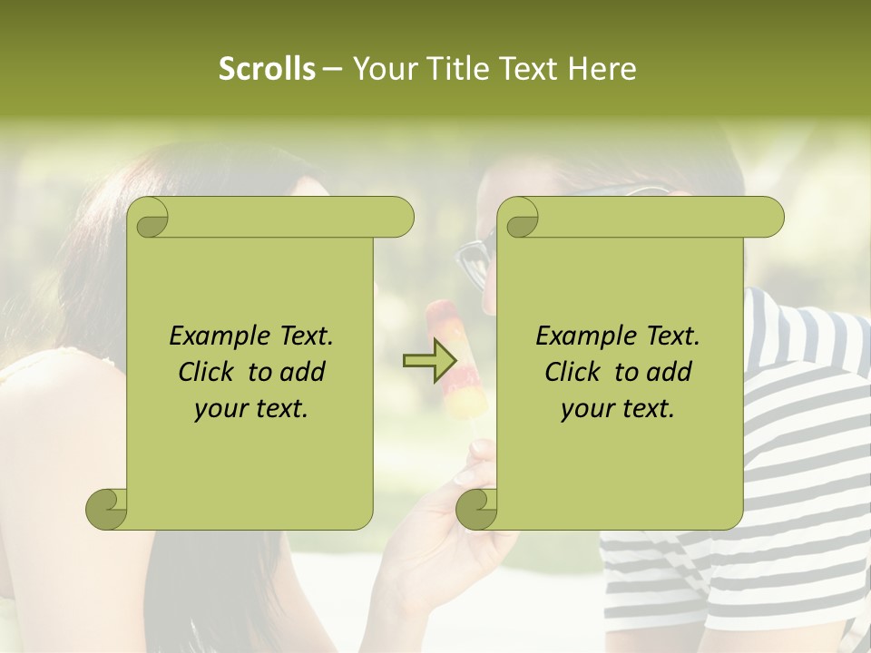 Happy Sunglasses Garden PowerPoint Template