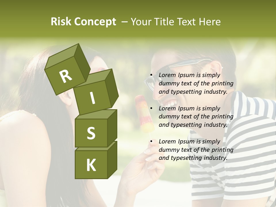 Happy Sunglasses Garden PowerPoint Template