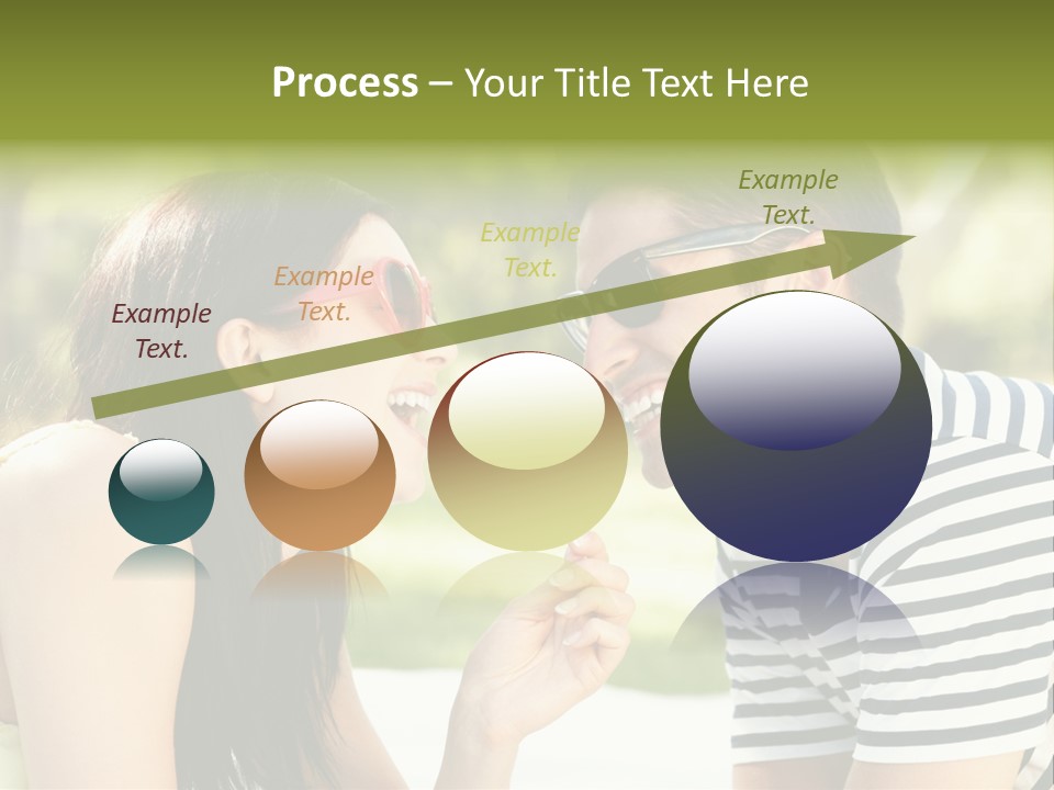 Happy Sunglasses Garden PowerPoint Template