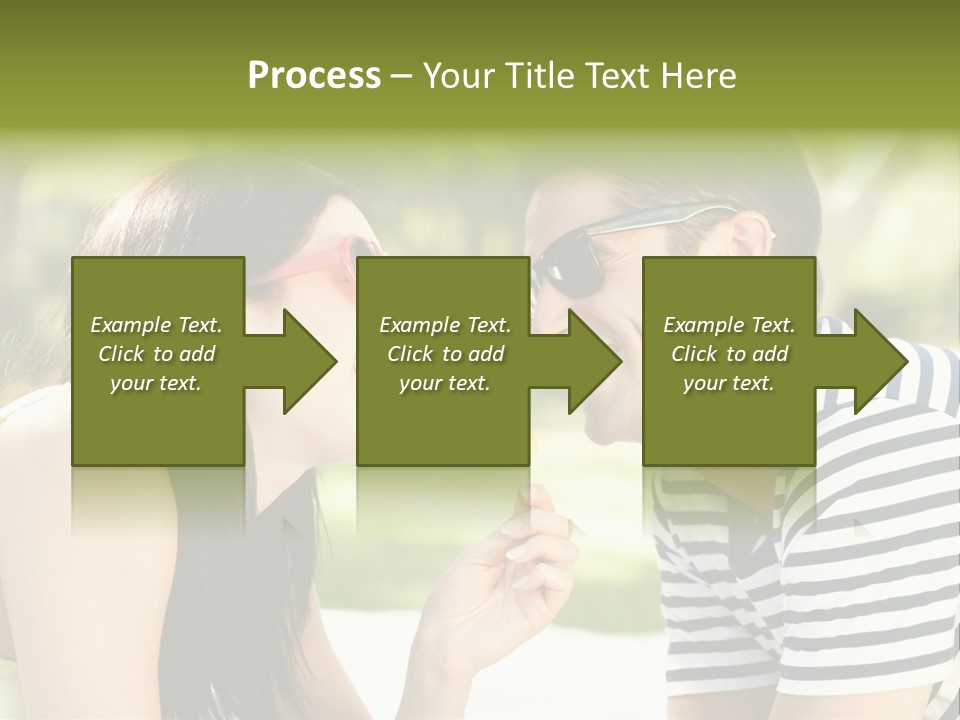 Happy Sunglasses Garden PowerPoint Template