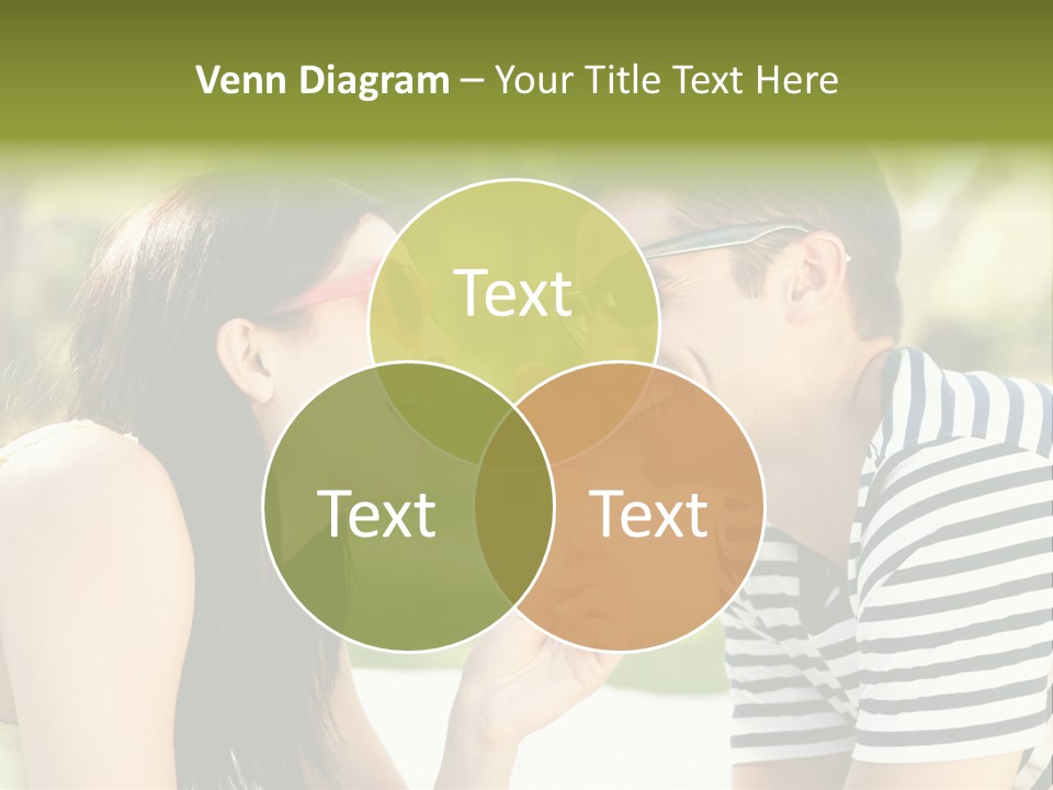 Happy Sunglasses Garden PowerPoint Template