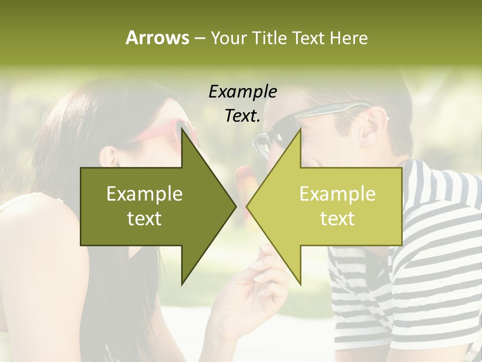 Happy Sunglasses Garden PowerPoint Template