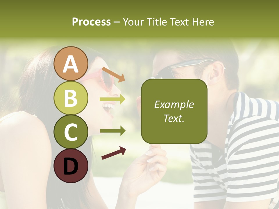 Happy Sunglasses Garden PowerPoint Template