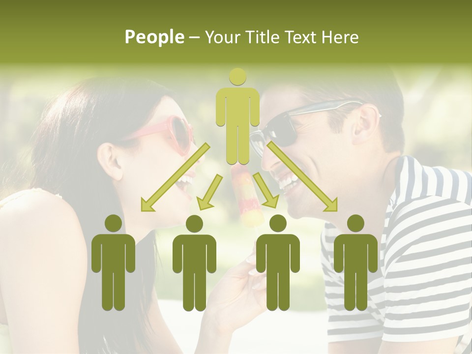 Happy Sunglasses Garden PowerPoint Template