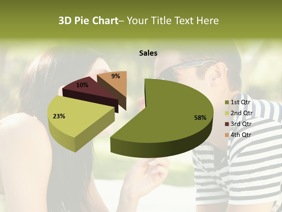 Happy Sunglasses Garden PowerPoint Template