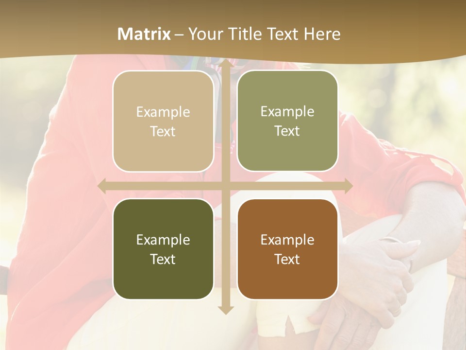 Happy Sitting Women PowerPoint Template