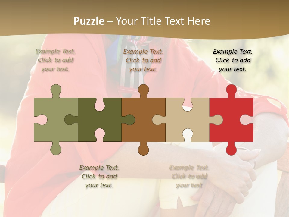 Happy Sitting Women PowerPoint Template