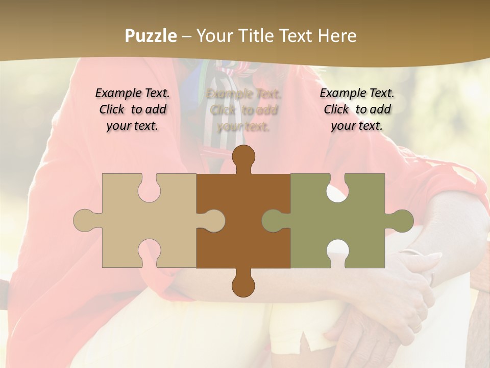 Happy Sitting Women PowerPoint Template