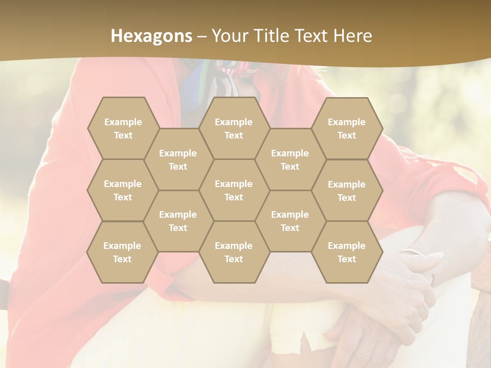 Happy Sitting Women PowerPoint Template