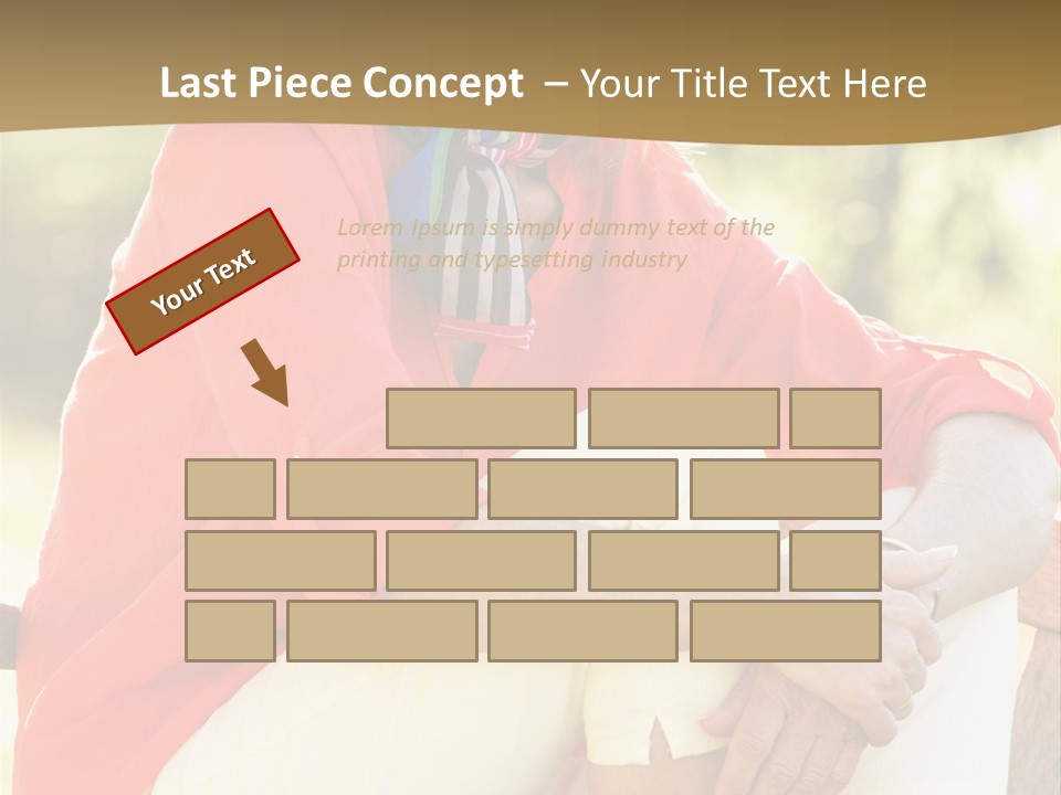 Happy Sitting Women PowerPoint Template