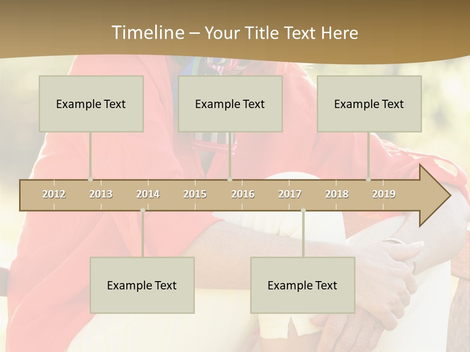 Happy Sitting Women PowerPoint Template