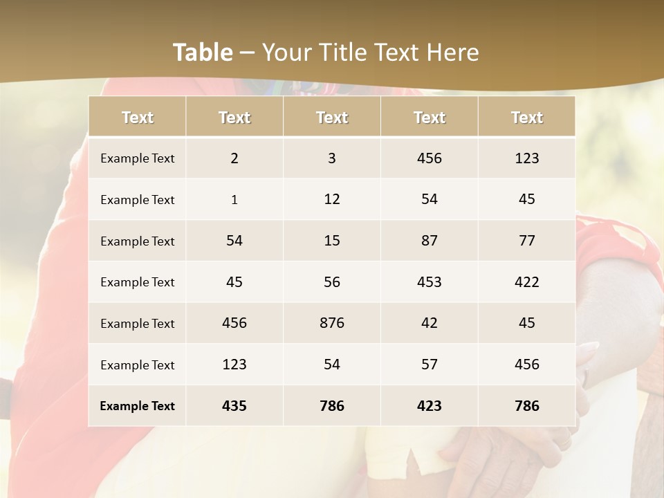 Happy Sitting Women PowerPoint Template